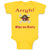 Baby Clothes Arrgh! Wipe Me Booty Funny Humor Baby Bodysuits Boy & Girl Cotton