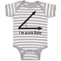 Baby Clothes I'M Acute Math Geek Nerd Baby Baby Bodysuits Boy & Girl Cotton