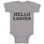 Baby Clothes Hello Ladies Funny Humor Baby Bodysuits Boy & Girl Cotton