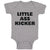 Baby Clothes Little Ass Kicker Funny Humor Style A Baby Bodysuits Cotton