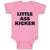 Baby Clothes Little Ass Kicker Funny Humor Style A Baby Bodysuits Cotton