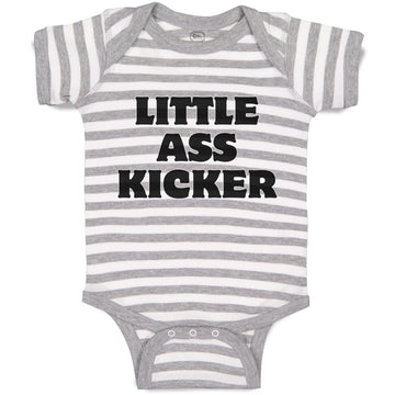 Baby Clothes Little Ass Kicker Funny Humor Style A Baby Bodysuits Cotton