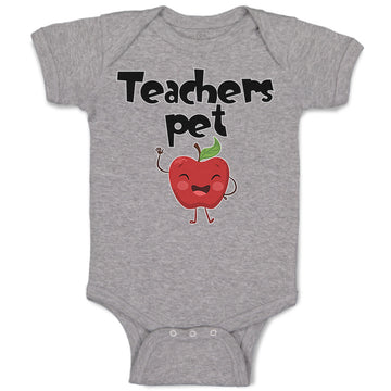 Baby Clothes Teacher's Pet Teacher School Education Baby Bodysuits Cotton