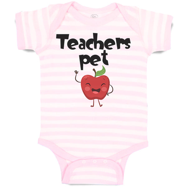 Baby Clothes Teacher's Pet Teacher School Education Baby Bodysuits Cotton