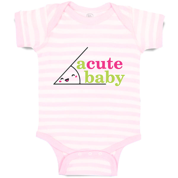 Acute Math Geek Nerd Baby Funny Humor Style C