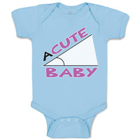 Baby Clothes Acute Math Geek Nerd Baby Funny Humor Style D Baby Bodysuits Cotton