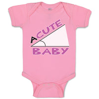 Baby Clothes Acute Math Geek Nerd Baby Funny Humor Style D Baby Bodysuits Cotton
