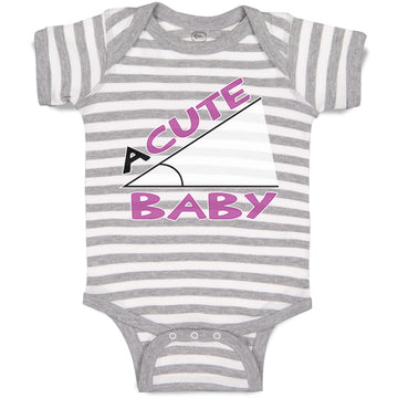 Baby Clothes Acute Math Geek Nerd Baby Funny Humor Style D Baby Bodysuits Cotton