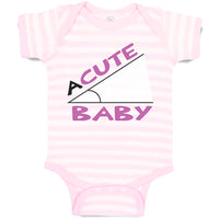 Baby Clothes Acute Math Geek Nerd Baby Funny Humor Style D Baby Bodysuits Cotton