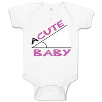 Baby Clothes Acute Math Geek Nerd Baby Funny Humor Style D Baby Bodysuits Cotton