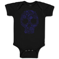 Baby Clothes Skull Halloween Funny Humor Style A Baby Bodysuits Cotton