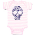 Baby Clothes Skull Halloween Funny Humor Style A Baby Bodysuits Cotton