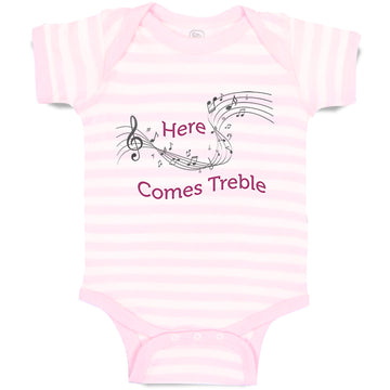 Baby Clothes Here Comes Trouble Style A Funny Humor Baby Bodysuits Cotton