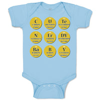 Baby Clothes C U Te N Er Dy Ba B Y Nerd Geek Math School Baby Bodysuits Cotton