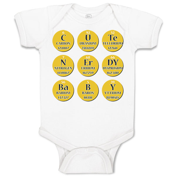 Baby Clothes C U Te N Er Dy Ba B Y Nerd Geek Math School Baby Bodysuits Cotton