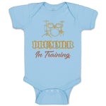 Baby Clothes Drummer in Training Baby Bodysuits Boy & Girl Cotton