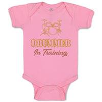 Baby Clothes Drummer in Training Baby Bodysuits Boy & Girl Cotton