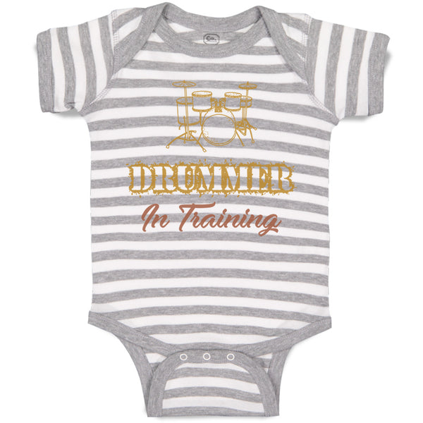 Baby Clothes Drummer in Training Baby Bodysuits Boy & Girl Cotton