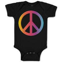 Baby Clothes Peace Sign Funny Humor Style A Baby Bodysuits Boy & Girl Cotton