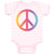 Baby Clothes Peace Sign Funny Humor Style A Baby Bodysuits Boy & Girl Cotton