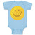 Baby Clothes Smiley Face Baby Bodysuits Boy & Girl Newborn Clothes Cotton