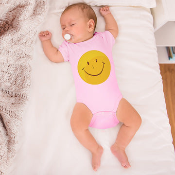 Baby Clothes Smiley Face Baby Bodysuits Boy & Girl Newborn Clothes Cotton