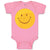 Baby Clothes Smiley Face Baby Bodysuits Boy & Girl Newborn Clothes Cotton