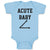 Acute Math Geek Nerd Baby Funny Humor Style E