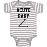 Baby Clothes Acute Math Geek Nerd Baby Funny Humor Style E Baby Bodysuits Cotton