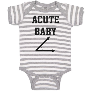 Baby Clothes Acute Math Geek Nerd Baby Funny Humor Style E Baby Bodysuits Cotton