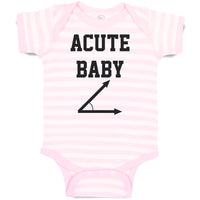 Baby Clothes Acute Math Geek Nerd Baby Funny Humor Style E Baby Bodysuits Cotton