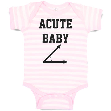 Baby Clothes Acute Math Geek Nerd Baby Funny Humor Style E Baby Bodysuits Cotton