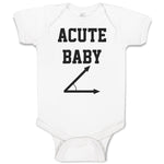 Baby Clothes Acute Math Geek Nerd Baby Funny Humor Style E Baby Bodysuits Cotton