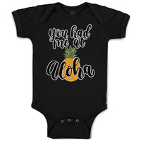 Baby Clothes You Had Me at Aloha Hawaii Baby Bodysuits Boy & Girl Cotton