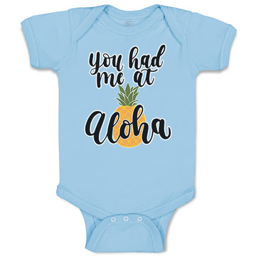 Baby Clothes You Had Me at Aloha Hawaii Baby Bodysuits Boy & Girl Cotton