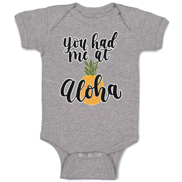 Baby Clothes You Had Me at Aloha Hawaii Baby Bodysuits Boy & Girl Cotton