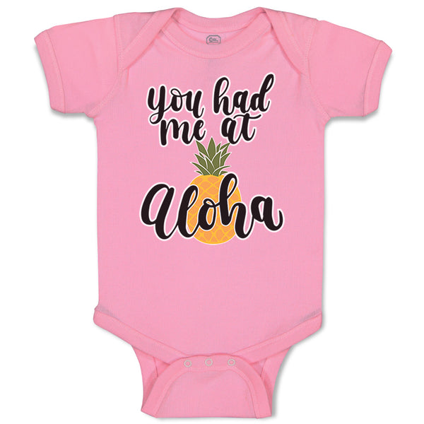 Baby Clothes You Had Me at Aloha Hawaii Baby Bodysuits Boy & Girl Cotton