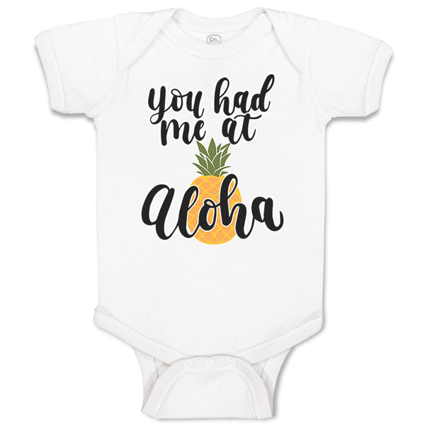 Baby Clothes You Had Me at Aloha Hawaii Baby Bodysuits Boy & Girl Cotton