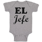 Baby Clothes El Jefe Hispanic Latin Baby Bodysuits Boy & Girl Cotton
