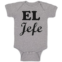 Baby Clothes El Jefe Hispanic Latin Baby Bodysuits Boy & Girl Cotton