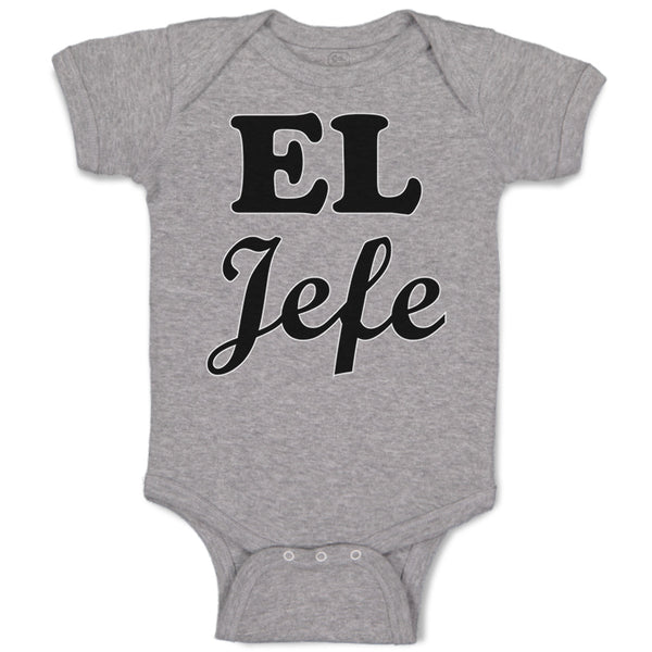 Baby Clothes El Jefe Hispanic Latin Baby Bodysuits Boy & Girl Cotton