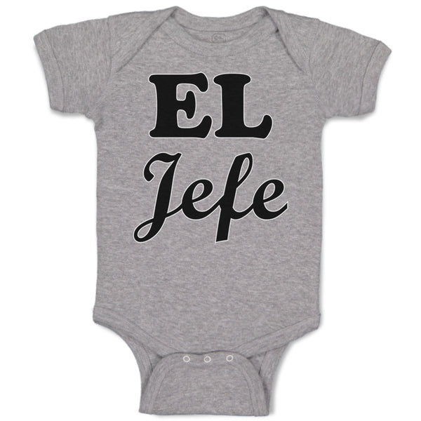 Baby Clothes El Jefe Hispanic Latin Baby Bodysuits Boy & Girl Cotton