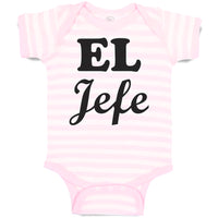 Baby Clothes El Jefe Hispanic Latin Baby Bodysuits Boy & Girl Cotton