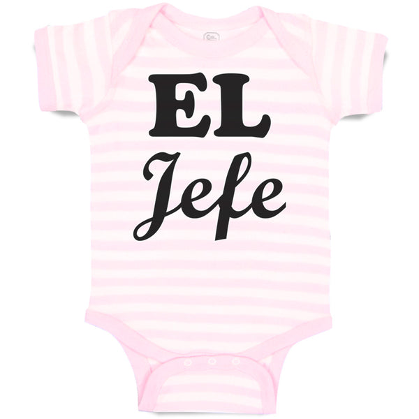 Baby Clothes El Jefe Hispanic Latin Baby Bodysuits Boy & Girl Cotton