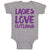 Baby Clothes Ladies Love Outlaws Funny Humor Baby Bodysuits Boy & Girl Cotton