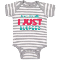 Baby Clothes Excuse Me I Just Burped Funny Humor Baby Bodysuits Cotton