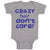Baby Clothes Crazy Hair Don'T Care Funny Humor Baby Bodysuits Boy & Girl Cotton