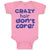 Baby Clothes Crazy Hair Don'T Care Funny Humor Baby Bodysuits Boy & Girl Cotton