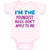 Baby Clothes I'M The Youngest Rules Don'T Apply to Me Funny Humor Baby Bodysuits