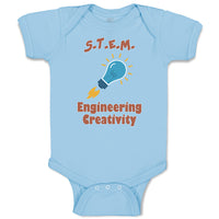 Baby Clothes S.T.E.M. Engineering Creativity Geek Nerd Baby Bodysuits Cotton